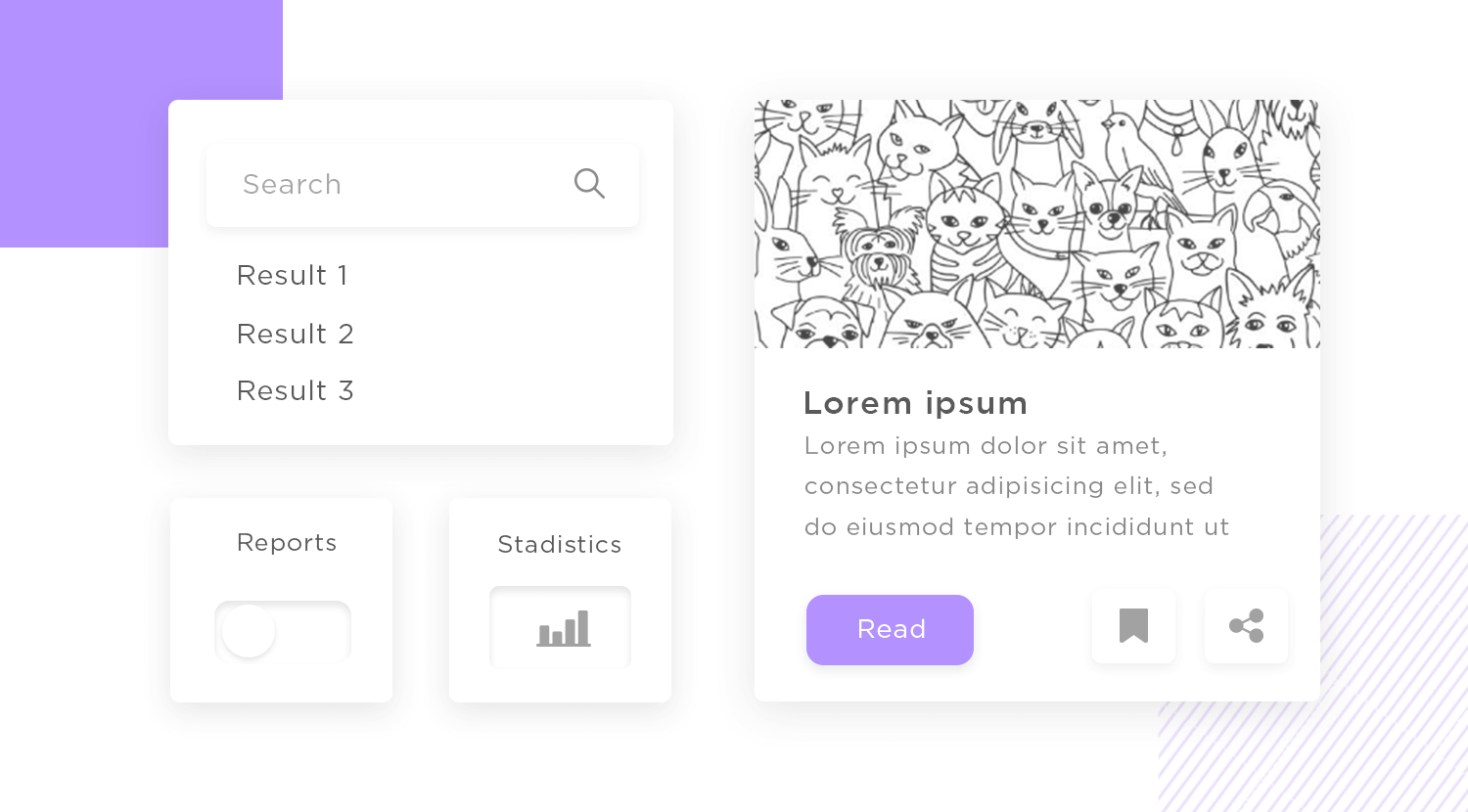 designing cards and buttons with neumorphism