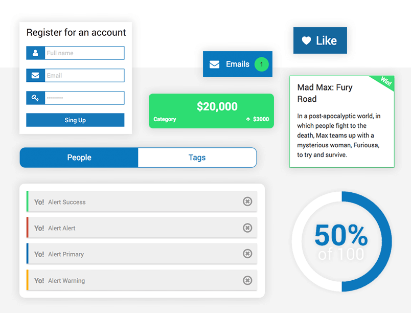 foundation-framework-ui-elements-prototype-websites