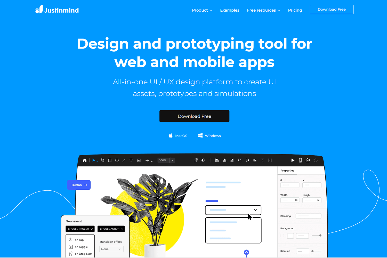 landing page ux justinmind