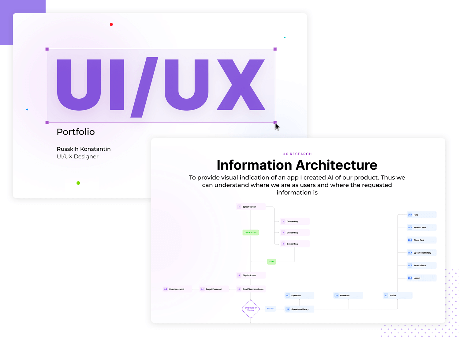 Russkih Konstantin's UI/UX design portfolio