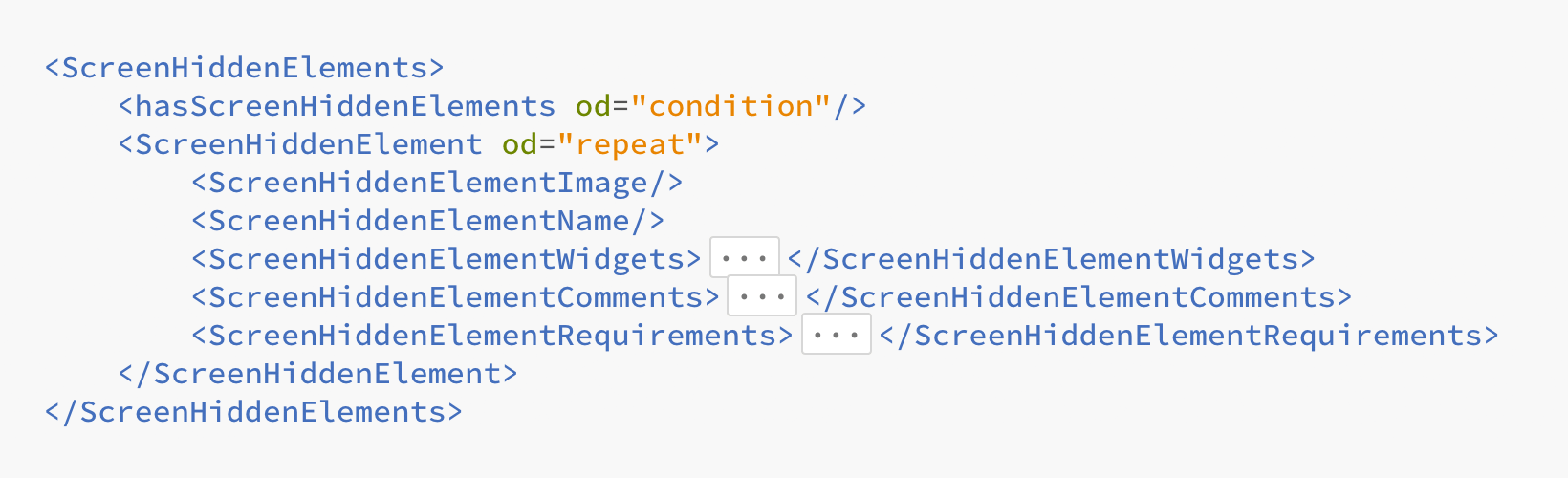 screen hidden elements