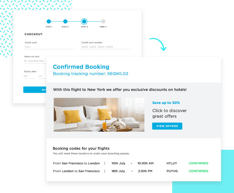 prototyping forms with the success landing page