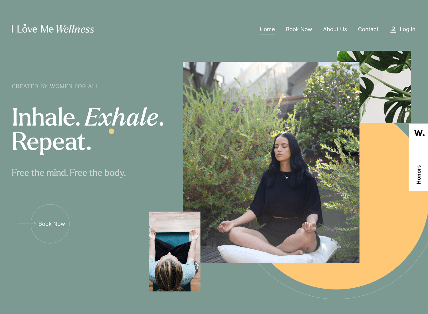 Website backgrounds - I Love Me Wellness