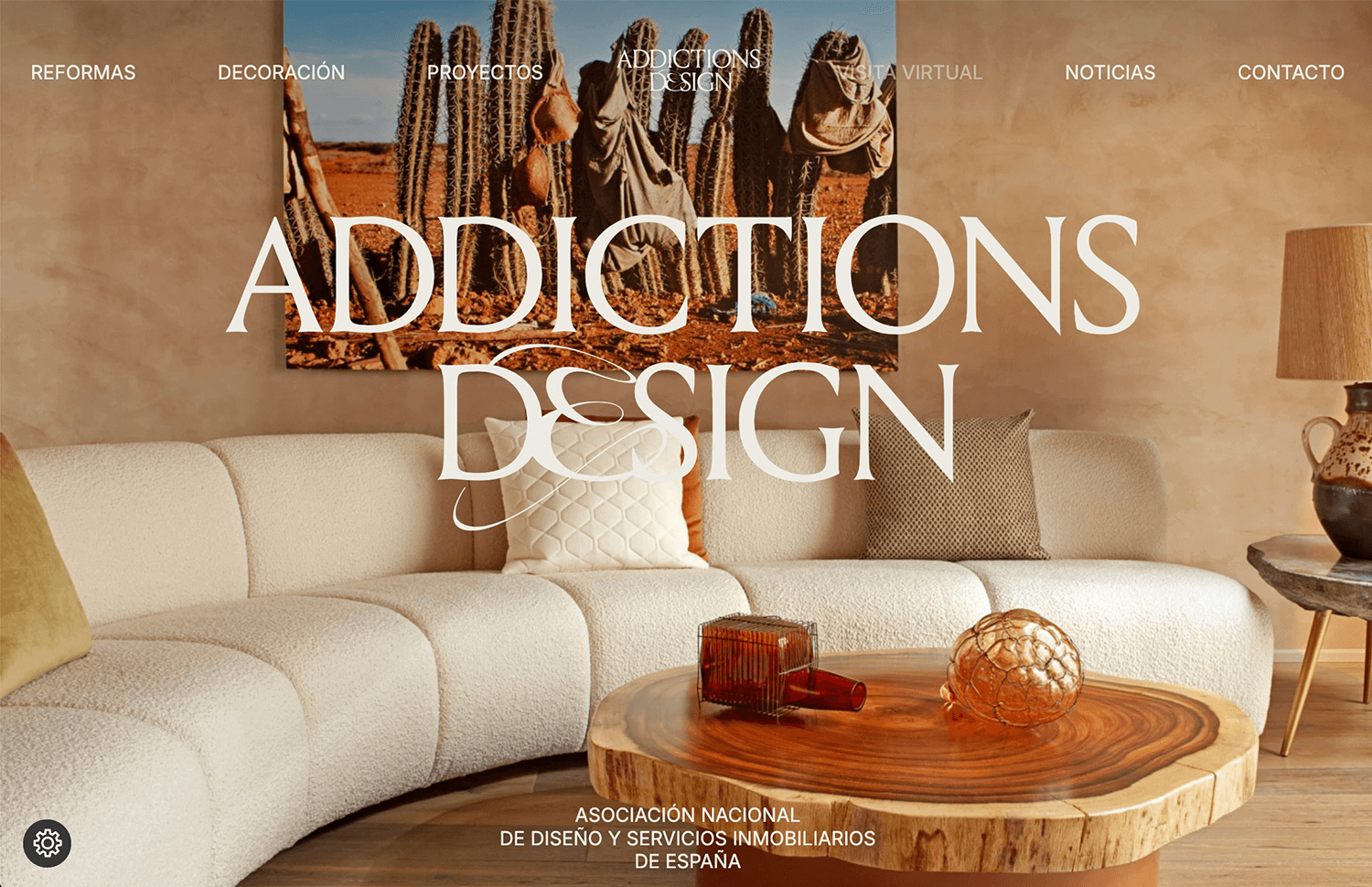 Addictions Design website background