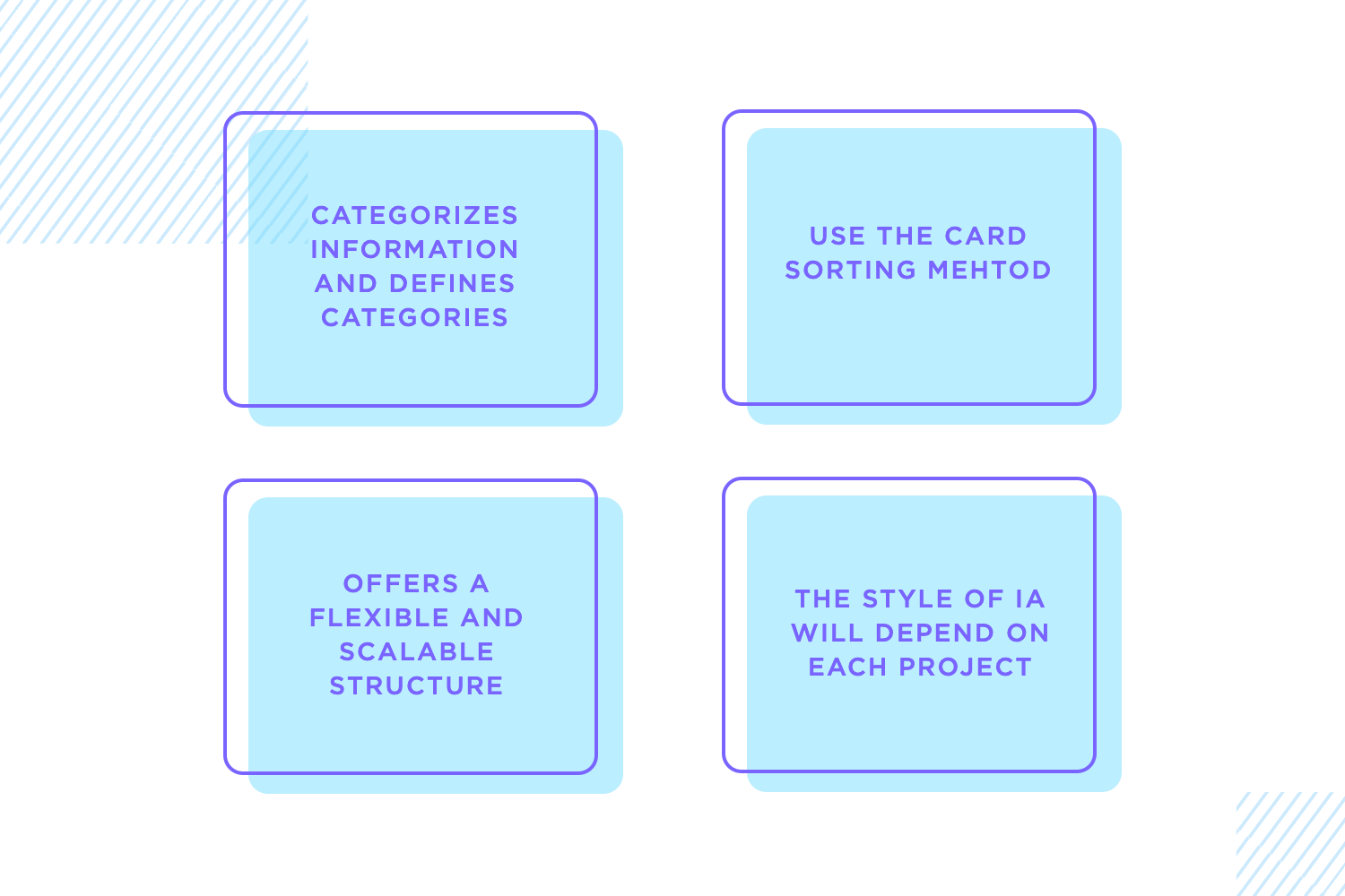 Tips for categorizing information architecture in wireframe design